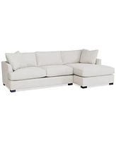Nightford 111" 2-Pc. Fabric Chaise Sectional, Created for Macy's