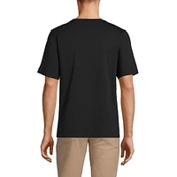Lands' End Men's Super-t Short Sleeve T-Shirt with Pocket