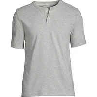 Lands' End Big & Tall Short Sleeve Super-t Henley