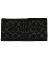 Coach Women's Metallic Signature Logo Headband