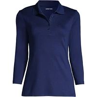 Lands' End Women's Tall Supima Cotton Polo