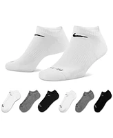 Nike Unisex Everyday Plus Cushioned Training No-Show Socks 6 Pairs