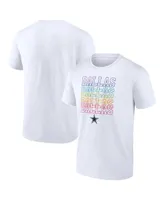 Men's Fanatics White Dallas Cowboys City Pride Logo T-shirt