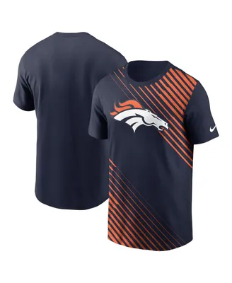 Men's Nike Navy Denver Broncos Yard Line Fashion Asbury T-shirt