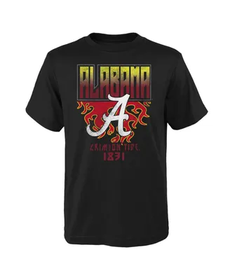 Big Boys Black Alabama Crimson Tide The Legend T-shirt