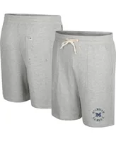 Men's Colosseum Heather Gray Michigan Wolverines Love To Hear This Terry Shorts