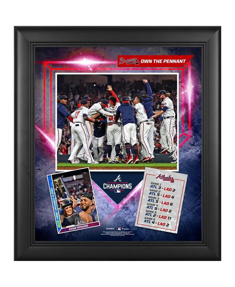 Atlanta Braves Fanatics Authentic Framed 15'' X 17'' 2022 National