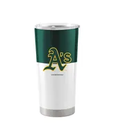 Oakland Athletics 20 Oz Colorblock Stainless Steel Tumbler