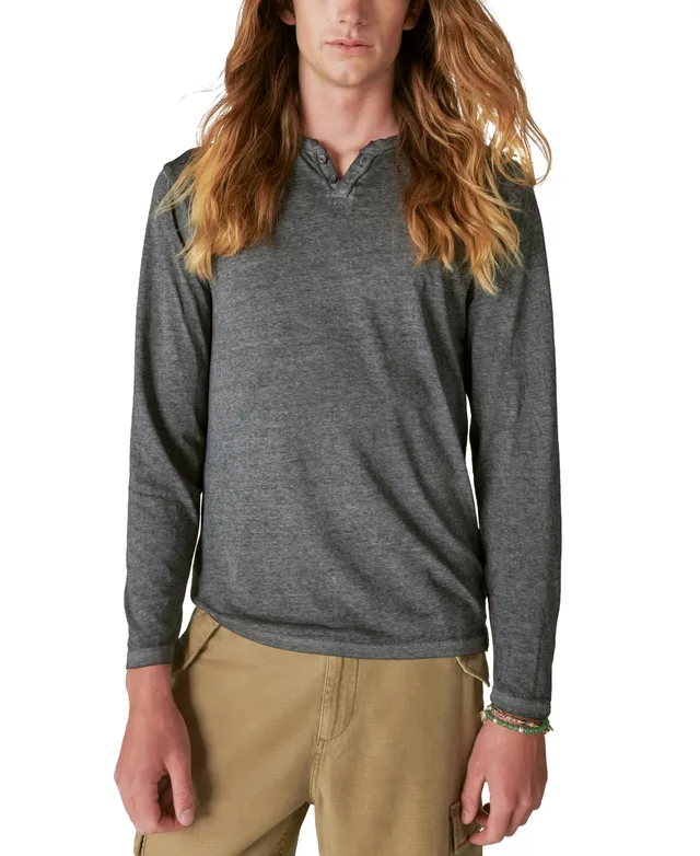 Lucky Brand Jersey Long Sleeve Shirt - Macy's