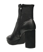 French Connection Women's Lane Platform Leather Booties