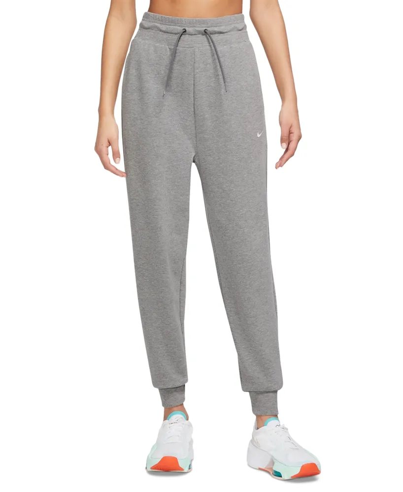 Nike Women's Dri-fit One French Terry High-Waisted 7/8 Joggers