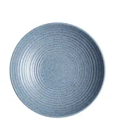 Denby Studio Blue Flint Large Ridged Bowl