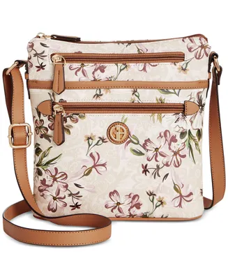 Giani Bernini Floral North South Crossbody, Created for Macy's