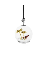 Michael Aram Island Santa Snow Globe Ornament