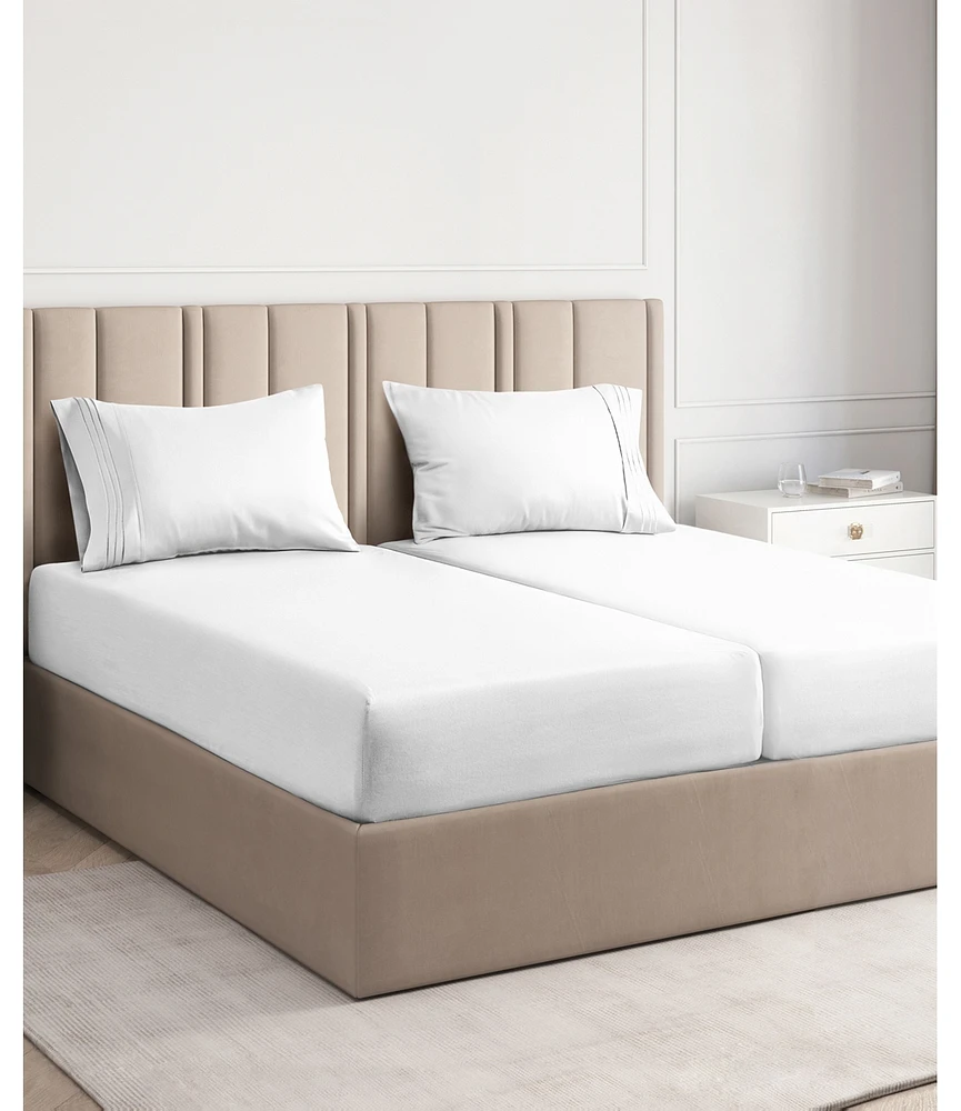 5 Piece Microfiber Sheet Set - Split King