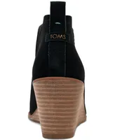 Toms Women's Kallie Wide-Width Wedge Booties