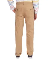 Tommy Hilfiger Big Boys Flat Front Stretch Chino Pant