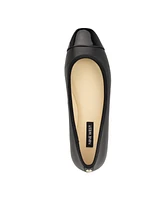 Nine West Women's Ollin 9X9 Slip-On Square Toe Dress Flats