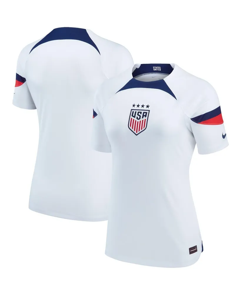 Women's Nike White Uswnt 2022/23 Home Breathe Stadium Replica Blank Jersey