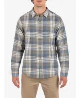 Hurley Men's Portland Flannel Long Sleeve Shirt