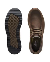 Clarks Men's Collection Wellman Moc Leather Lace Up Shoes