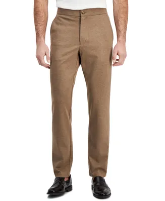 Alfani Men's Modern-Fit Stretch Heathered Knit Suit Pants, Created for Macy's