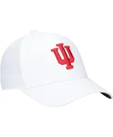 Men's adidas White Indiana Hoosiers 2021 Sideline Coaches Aeroready Flex Hat