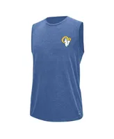 Men's Msx by Michael Strahan Royal Los Angeles Rams Warm Up Sleeveless T-shirt