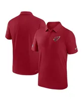 Men's Nike Cardinal Arizona Cardinals Sideline Coaches Performance Polo Shirt