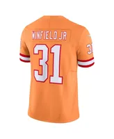 Men's Nike Antoine Winfield Jr. Orange Tampa Bay Buccaneers Throwback Vapor F.u.s.e. Limited Jersey