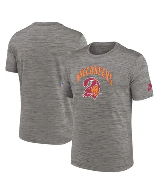 Men's Nike Heather Charcoal Tampa Bay Buccaneers Throwback Sideline Performance T-shirt