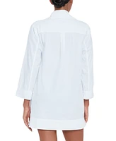 Lauren Ralph Women's Lace-Up Tunic Cover-Up