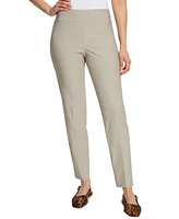 Gloria Vanderbilt Women's Tummy-Control Pull-On Slim Trousers, Regular, Short & Long