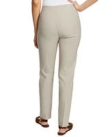 Gloria Vanderbilt Women's Tummy-Control Pull-On Slim Trousers, Regular, Short & Long