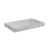 vidaXL Floating Wall Shelf Concrete Gray 9.1"x9.3"x1.5" Mdf