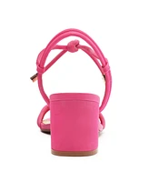 Arezzo Women's Camila Mid Block Heel Sandals