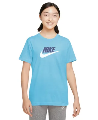 Nike Girls Sportswear Logo Graphic T-shirt