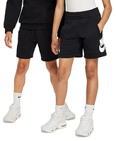 Nike Big Kids Sportswear Club Fleece Logo-Print French Terry Shorts