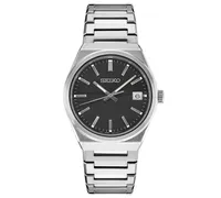 Seiko Men's Essentials Stainless Steel Bracelet Watch 39mm