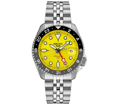 Seiko Men's Automatic 5 Sports Stainless Steel Bracelet Watch 43mm