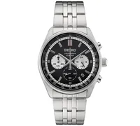 Seiko Men's Chronograph Essentials Stainless Steel Bracelet Watch 42mm