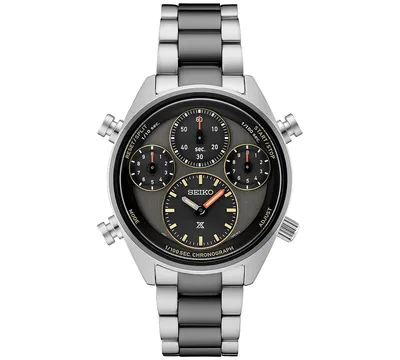 Seiko Men's Chronograph Prospex Speedtimer Two-Tone Stainless Steel Bracelet Watch 44mm