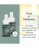 Pura Paddywax - Cypress & Fir - Home Scent Refill - Smart Home Air Diffuser Fragrance - Up to 120-Hours of Luxury Fragrance per Refill