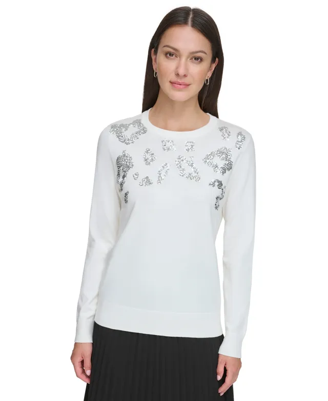 dkny sequin sweater