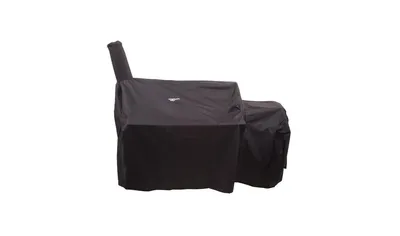 Char-Broil 8694010 33.5 x 58.5 x 38 in. Black Grill Cover for Oklahoma Joes Highland Offset Smoker- pack of 4