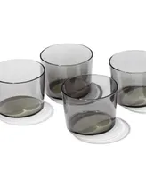 Oneida Stackables Smoke Short Glasses, Set of 6