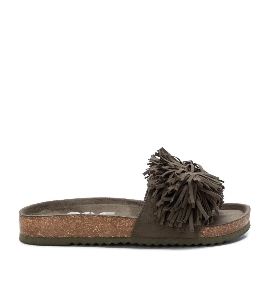 Women's Suede Flat Sandals By Xti