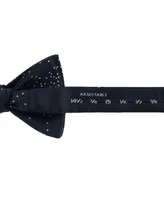 Trafalgar Mystere Metallic Star Light Silk Bow Tie