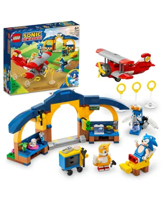 Lego Sonic The Hedgehog 76991 Tails Workshop and Tornado Plane Toy Building Set