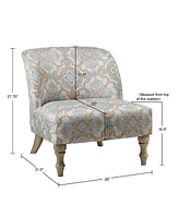 Martha Stewart Collection Maribelle 26" Wide Fabric Upholstered Accent Chair